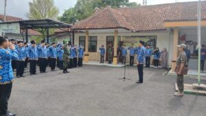 suasana kegiatan upacara